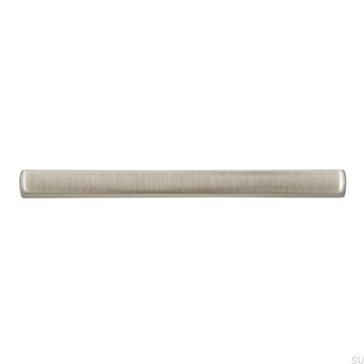 Tirador para mueble alargado 2183 96 Plata cepillado