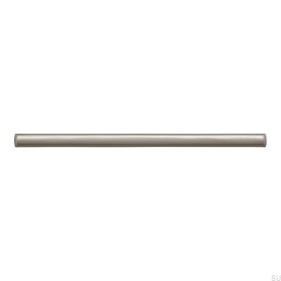 Tirador para mueble alargado 2183 160 Plata cepillado