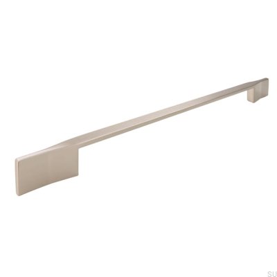 Tirador para mueble alargado 2197 288 Plata cepillada