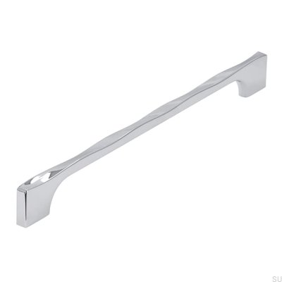 Tirador para mueble alargado 2210 256 Cromo brillo