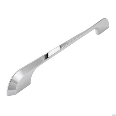 Tirador para mueble alargado 2211 224 Cromo brillo