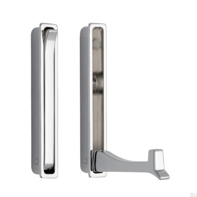 Percha para muebles empotrable 2227 Cromo brillo