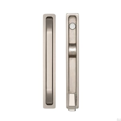 Percha empotrable para muebles 2227 Plata Cepillado