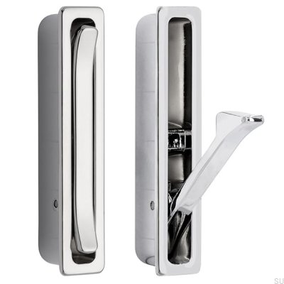 Tirador para mueble empotrado 2231 Cromo brillo