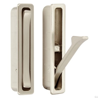 Tirador para mueble empotrado 2231 Plata Cepillado