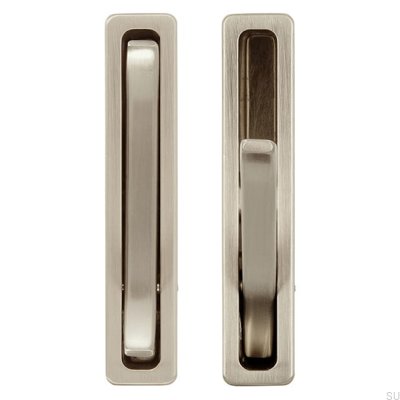 Tirador para mueble empotrado 2231 Plata Cepillado