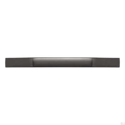 Tirador para mueble alargado 2266 160 Antracita Pulido