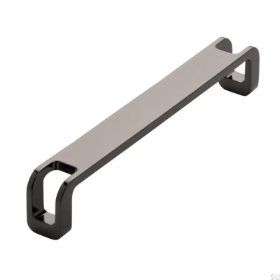Tirador para mueble alargado 2285 160 Antracita Pulido