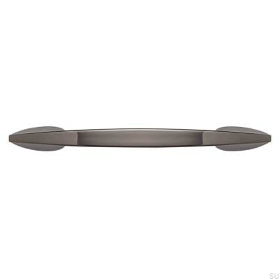 Tirador para mueble alargado 2307 160 Antracita Pulido