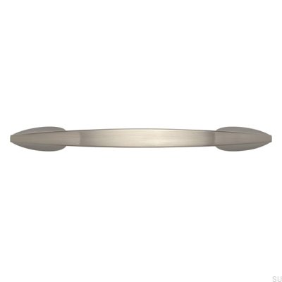 Tirador para mueble alargado 2307 160 Plata cepillado