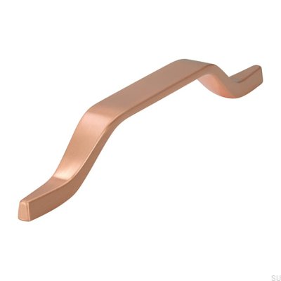Tirador para mueble alargado 2318 160 Cobre Cepillado