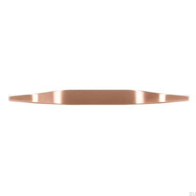 Tirador para mueble alargado 2318 160 Cobre Cepillado