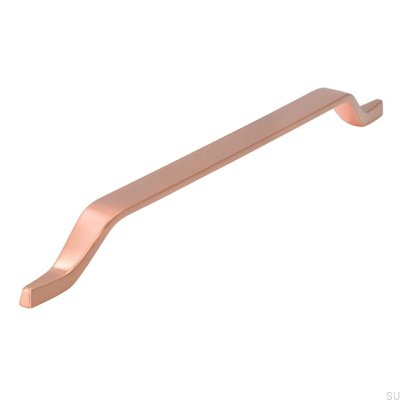 Tirador para mueble alargado 2318 320 Cobre Cepillado