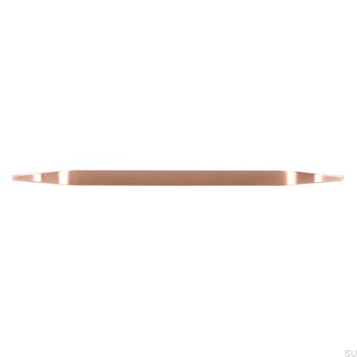 Tirador para mueble alargado 2318 320 Cobre Cepillado