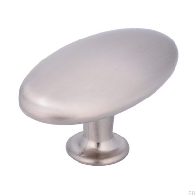 Pomo para mueble 2338 Plata Cepillado