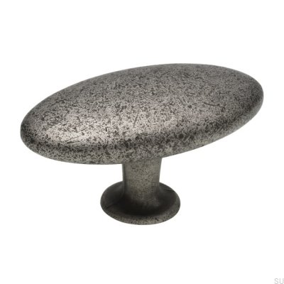 Pomo para mueble 2338 Plata Antigua