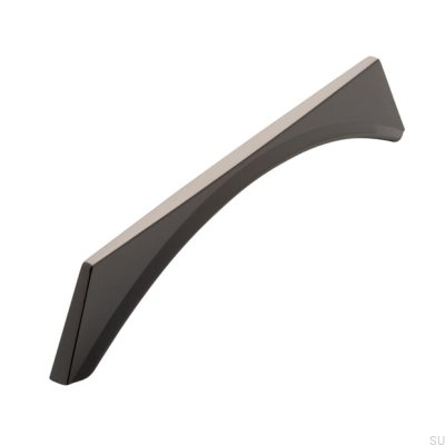 Tirador para mueble alargado 2341 160 Antracita Pulido