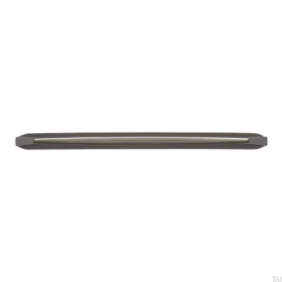 Tirador para mueble alargado 2341 160 Antracita Pulido