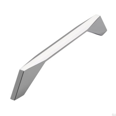 Tirador para mueble alargado 2343 160 Cromo brillo