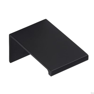 Tirador para mueble Edge 2446 Aluminio Negro Mate