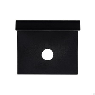 Tirador para mueble Edge 2446 Aluminio Negro Mate
