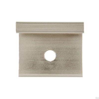 Tirador para mueble alargado 2446 Aluminio Plata Cepillado