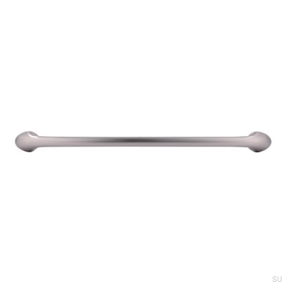 Tirador para mueble alargado 2474 160 Plata cepillado
