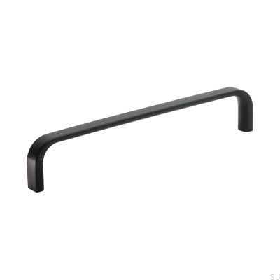 Tirador para mueble alargado Grace 160 Metal Negro Mate