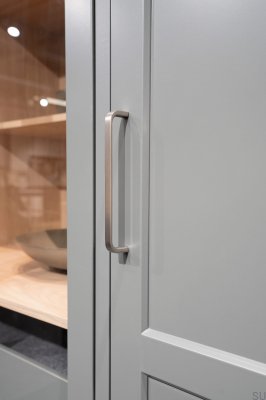 Tirador para mueble alargado Grace 160 Plata Cepillado