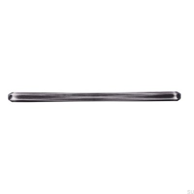 Tirador para mueble alargado 2481 160 Plata envejecida