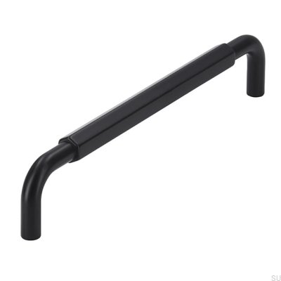 Tirador para mueble alargado 2482 160 Metal Negro Mate