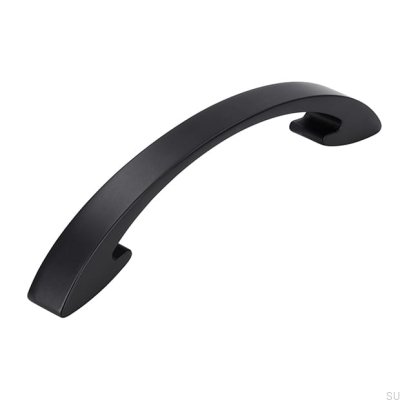 Tirador para mueble alargado 2502 128 Metal Negro Mate