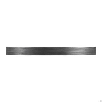 Tirador para mueble alargado 2502 128 Plata Antigua Cepillado