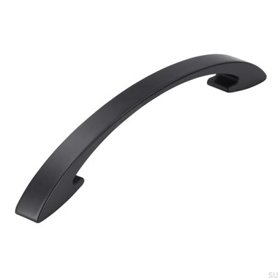 Tirador para mueble alargado 2502 160 Metal Negro Mate