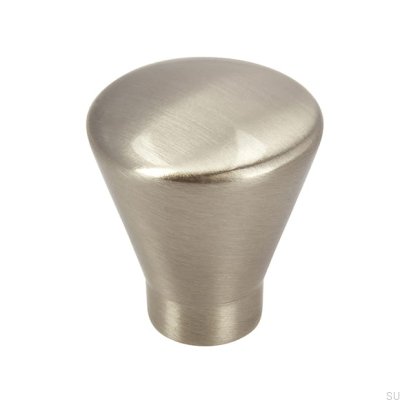 Pomo para mueble 872 Plata Cepillado