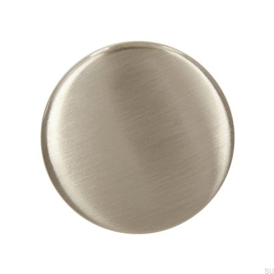 Pomo para mueble 872 Plata Cepillado