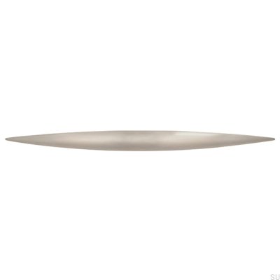 Tirador para mueble alargado 809 128 Plata Cepillado