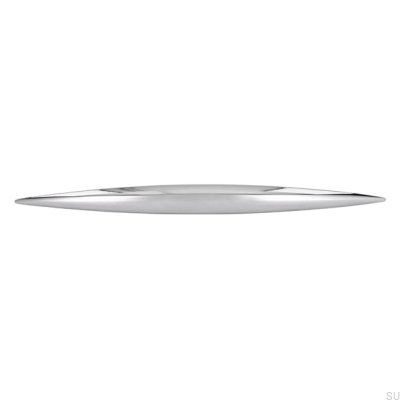 Tirador para mueble alargado 809 128 Cromo brillo