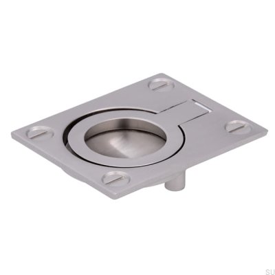 Tirador para mueble empotrado 753 32 Plata Cepillado