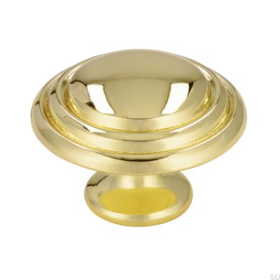 Pomo para mueble 489 35 Oro Pulido
