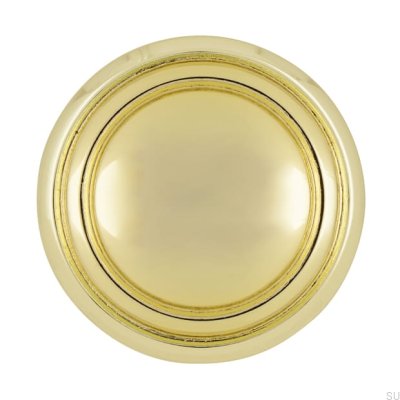 Pomo para mueble 489 35 Oro Pulido