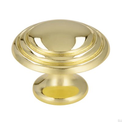 Pomo para mueble 489 30 Oro Pulido