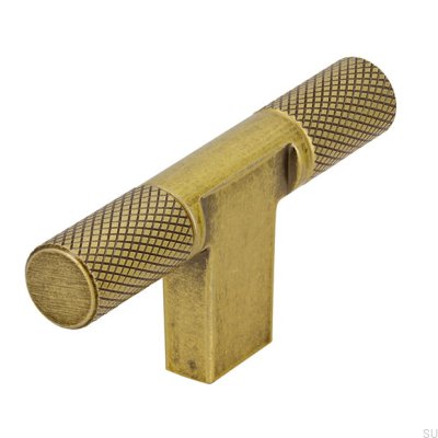 Pomo para mueble T-Bar 2509 Oro Antiguo