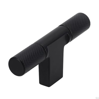 Pomo para mueble T-Bar 2509 Metal Negro Mate
