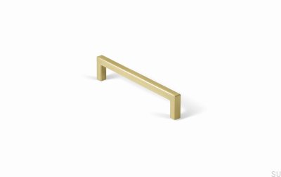Tirador para mueble alargado U 0056128 Oro cepillado