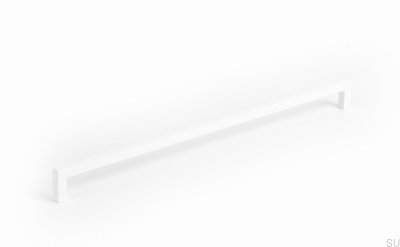 Tirador para mueble alargado U 0056 320 Metal Blanco Mate