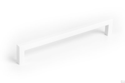 Tirador para mueble alargado U 0056160 Metal Blanco Mat
