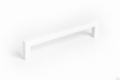 Tirador para mueble alargado U 0056128 Metal Blanco Mat