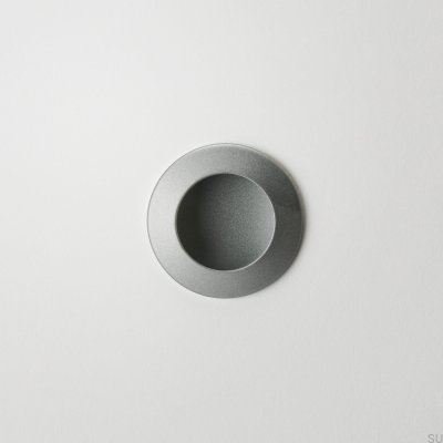 Tap 40 Tirador para mueble empotrado de metal plateado