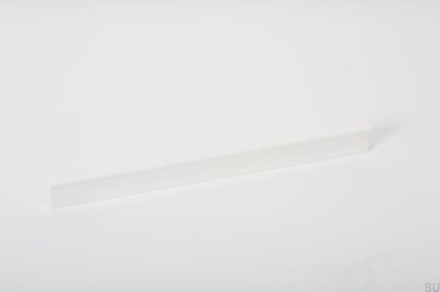 Tirador para mueble Angle 200, aluminio, blanco, mate